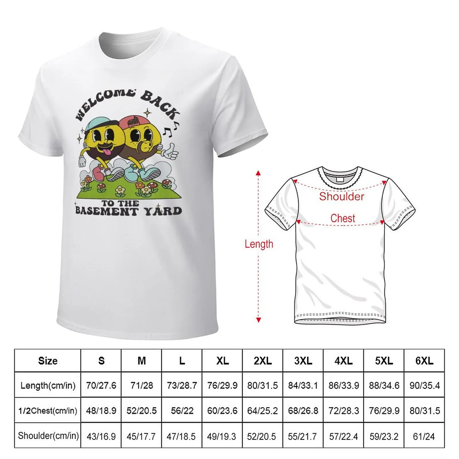 Basement Yard T-shirt aesthetic clothes customs customs design your own shirts graphic tees Men's t-shirt