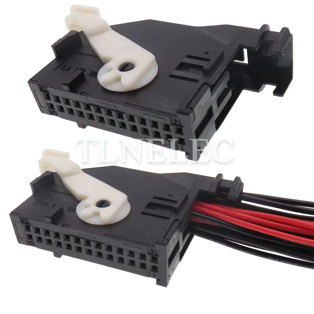 26 Pin Way Auto Connector with Wires Automotive Navigation Controller Wiring Terminal Unsealed Sockets 7L6972726