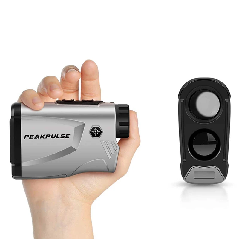 Hunting Range Finder Laser Distância Medidor 6x Ampliação com Ângulo de Vibração Altura e Velocidade Ferramenta de Medição para Golf 650 Jardas