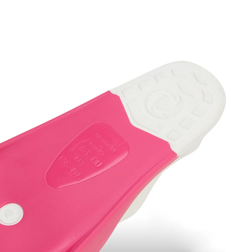

Diving Fins High Flexible Soft Comfortable Swim Flippers Footwear for Snorkeling Swimming Training Rosy XL 8.5 9 42 for Swimmer