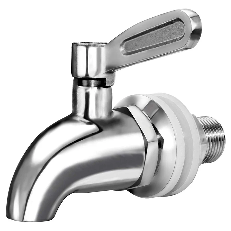 304 Stainless Steel Wine Barrel Replacement Faucet, Beverage Juice Water Barrel Faucet, Glass Wine Jar Faucet, Coffee Spigot image 3