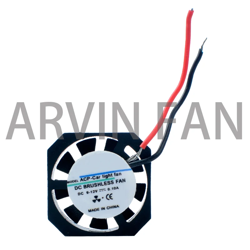 Brand New Original 9V 12V 2.2cm 22mm 22x22x7mm 2207 Micro Cooling Fan LED ACP-Car light Fan