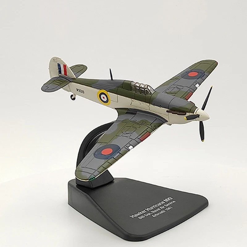 

1:72 Scale Arbroath 1941 Hawker Hurricane MKI Fighter Aircraft Model Diecast Alloy Classics Toys Gifts Souvenir Static Display