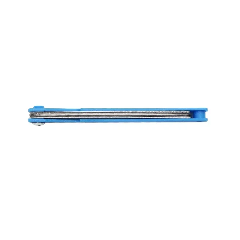 SHAHE Portable 17 Blades Feeler Gauge 100 mm Length Metric Feeler Gauge 0.02-1.00 mm Measurement Tool