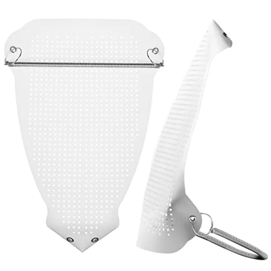 

2 Pieces Ironing Shoe Cover Ironing Accessories Iron Soles Aluminum Material Electric Iron Assistant Tool Safe Slip on for Elec