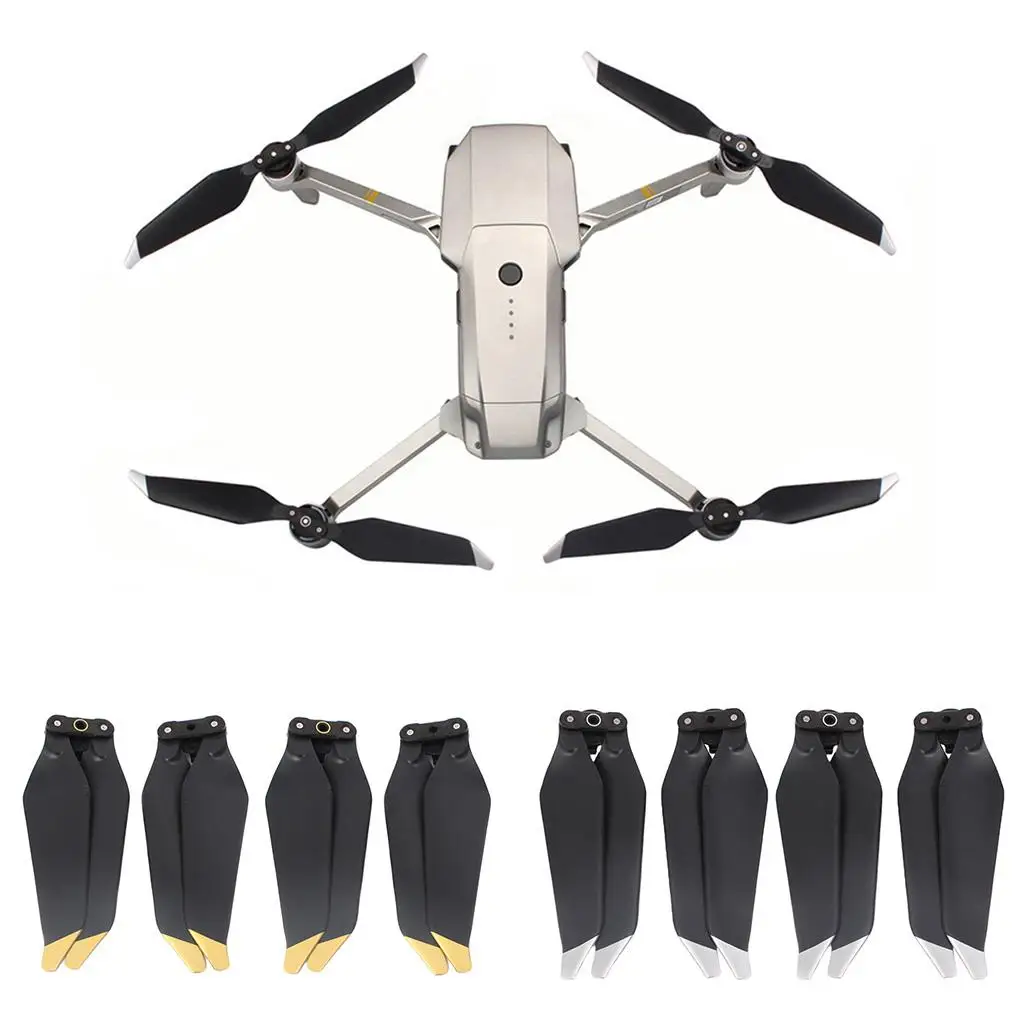 2 pares de hélices 8331F para DJI Mavic Pro Platinum de liberación rápida de bajo ruido