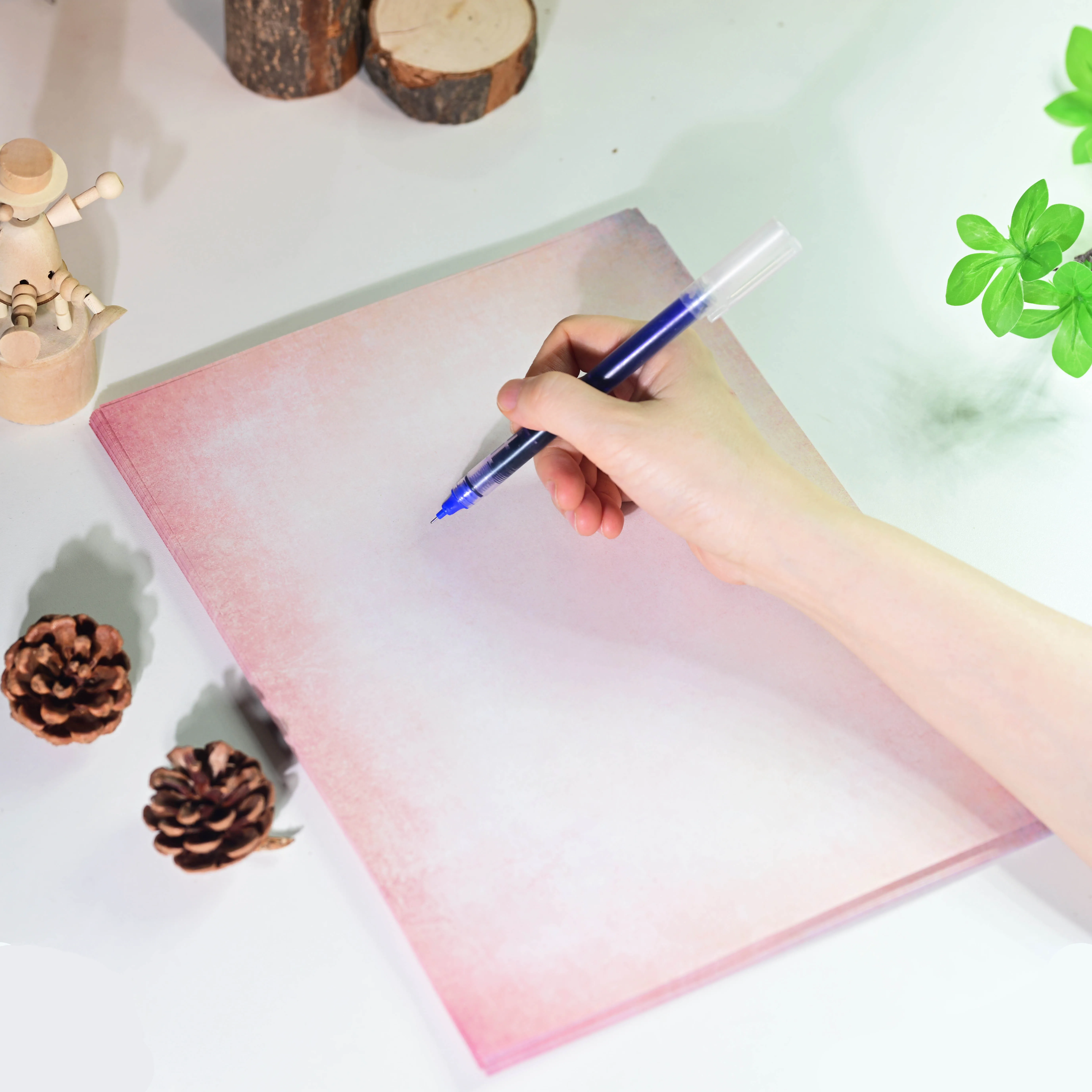 Scrapbook Stationery Scratch Paper Letter Paper Memo Pad Pens Logs Note Diary Daily Books Study Index Sheets School Office Album