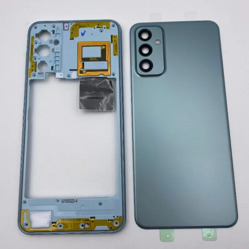 Housing Middle Frame Bezel with Battery + Camera Lens Cover Case for Samsung Galaxy M23 5G M236