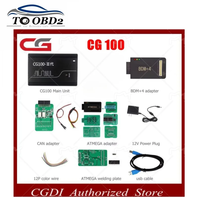 Original Full Version CGDI CG100 Airbag Reset Tool CG 100 Full Support for CPU Airbag Computer Repair CG-100 with Key&CAN&ATMEGA