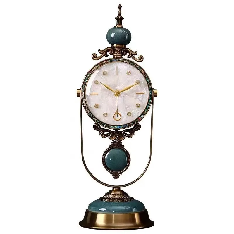 

Vintage style clock decoration desk clock home decoration accessories room clock catering accessories 602-0026