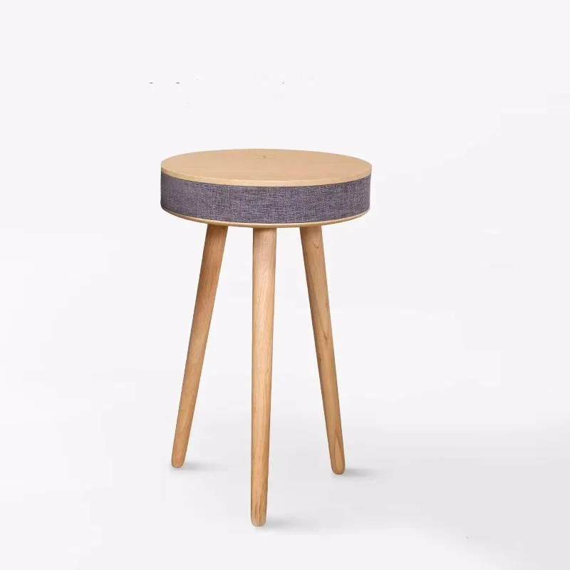 table-basse-ronde-intelligente-avec-haut-parleur-bluetooth-charge-sans-fil-table-d'appoint-multifonction-pour-salon-table-d'angle
