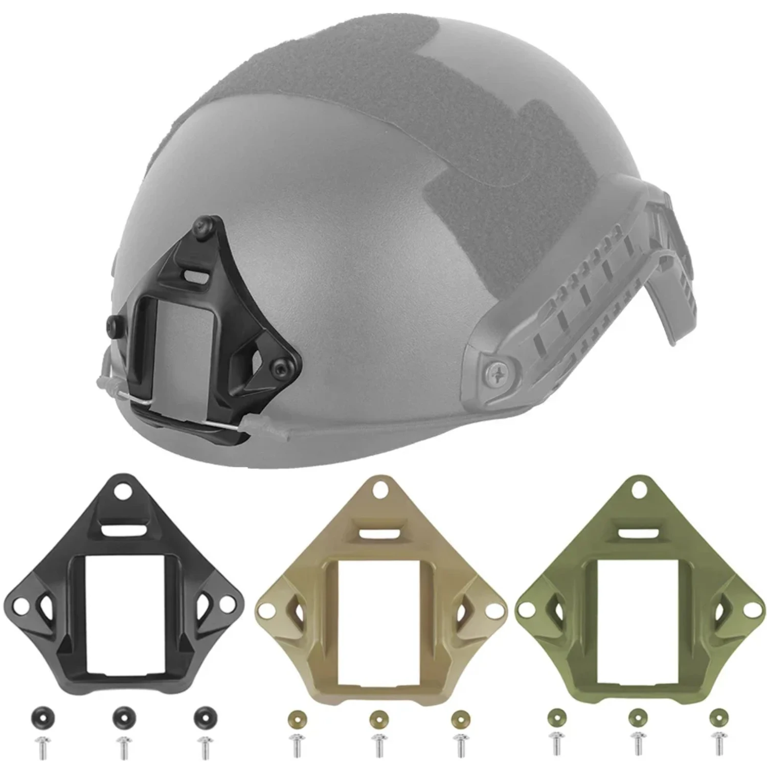 

Enhanced Durable Tactical Night Vision Mount for ACH MICH PASGT Helmets - High Performance Aluminum Alloy - Easy-to-Use Fast Hel