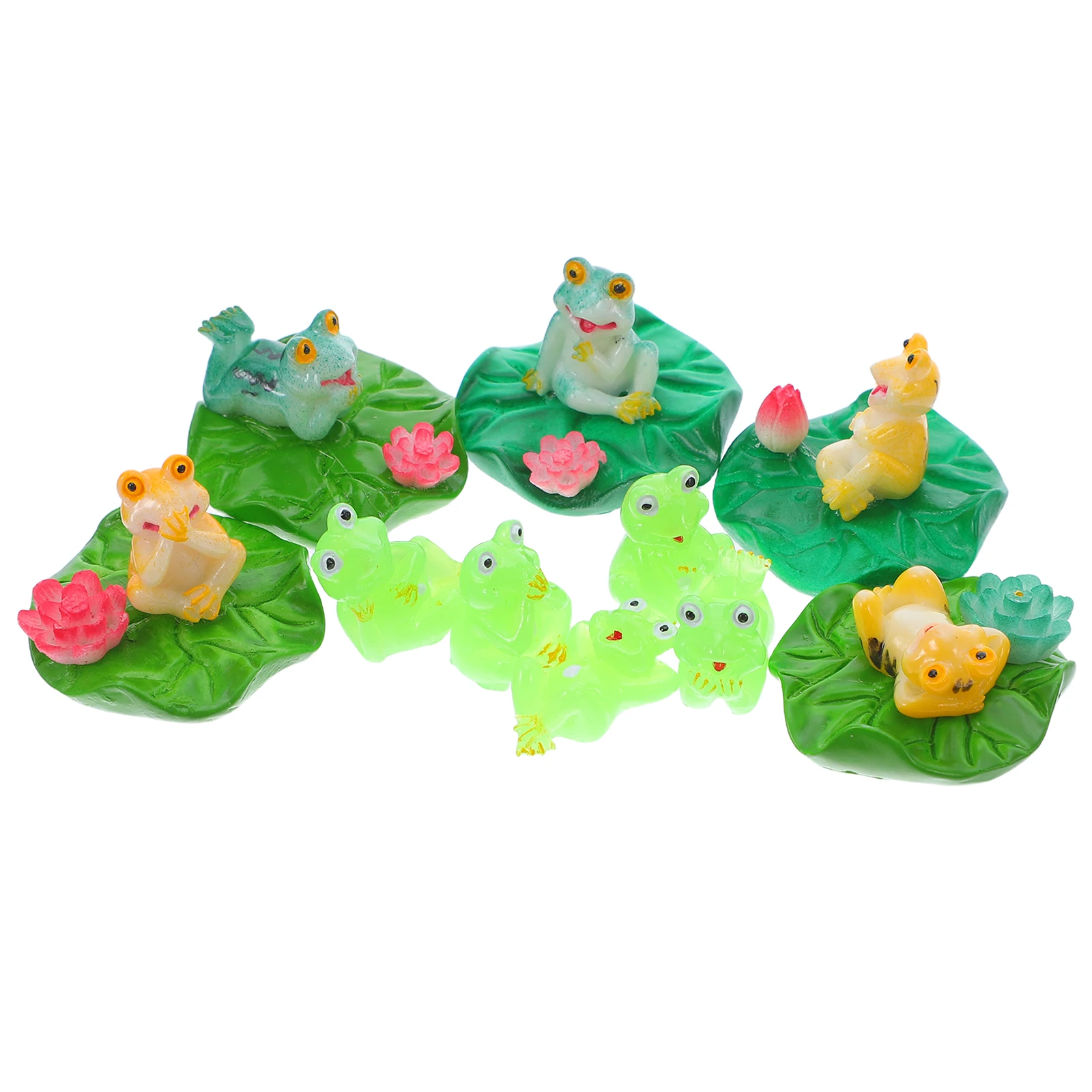 

20 Pcs Micro Landscape Decoration Fish Aquarium Accessories Frog Garden Ornaments Ocean