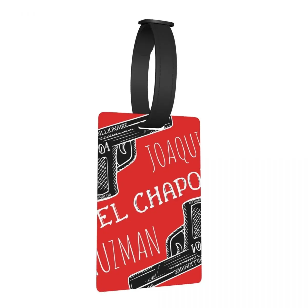 

Joaquin El Chapo - Guzman Narcos Криминальное телевидение Пабло Эскобар Багажные бирки Модные багажные бирки Держатель этикетки ID Имя Адрес