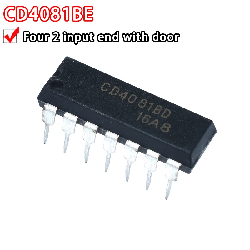 10PCS CD4069UBE 4069BE CD4093BE CD4081 CD40106 4081 40106 4093 4081BE 40106BE 4093BE An in-line DIP14 package