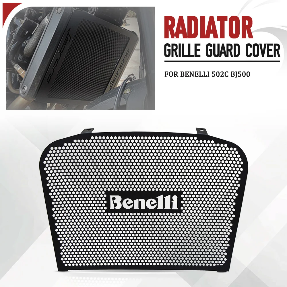 

Motorcycle Accessories Radiator Guard Protector Grille Guard Engine Cooler Cover Cooler Protection Part For Benelli 502C BJ500