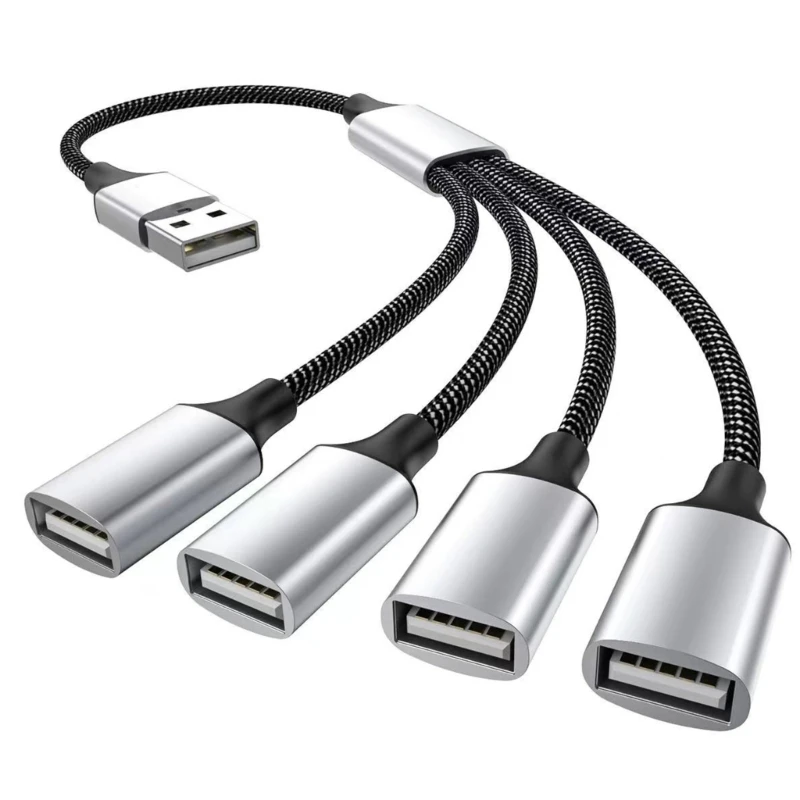 2/3 en 1 USB/tipo C adaptador USB divisor potencia host a cable macho USB OTG