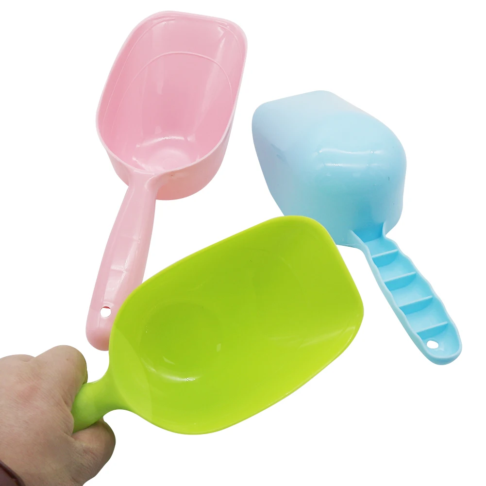 1 Pc Pet Feeding Scoop Cat Food Scoop Large Capacity Thickened Cat And Dog Food Scoop Environmentally Friendly Plastic Feeder