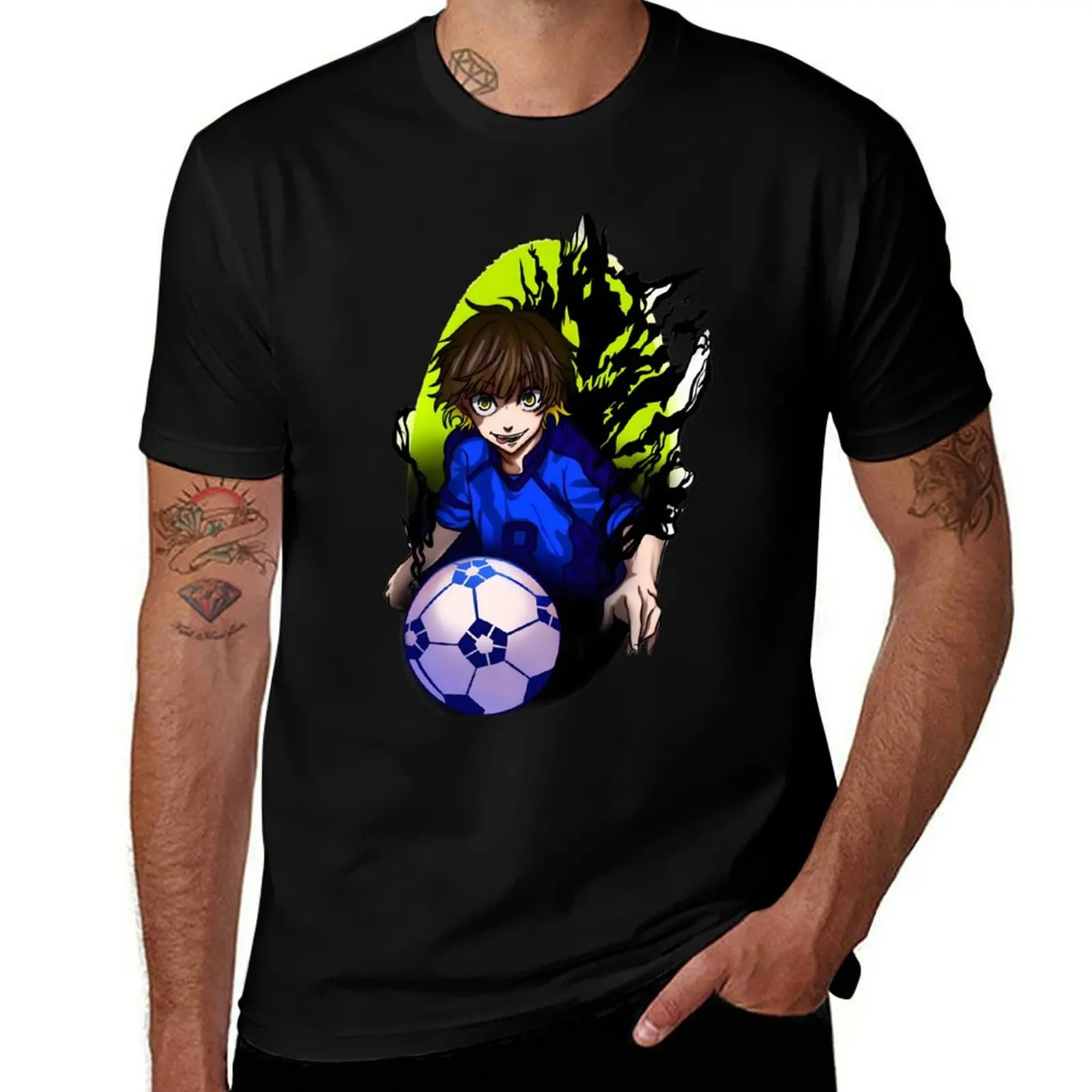 Meguru Bachira T-Shirt Plus Size Lightweight Tee Shirt T-Shirt