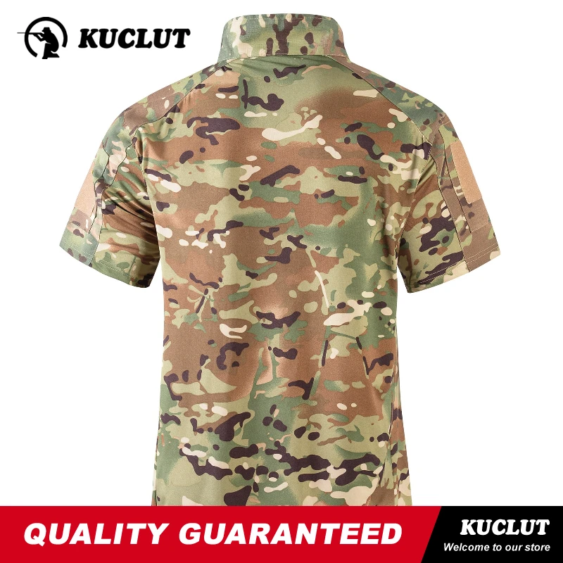 UF Camouflage Tactical  Frog Suit Short Sleeve Top Training Suit Men Breathable Quick Drying Light Wear-resistant Motion T-shirt