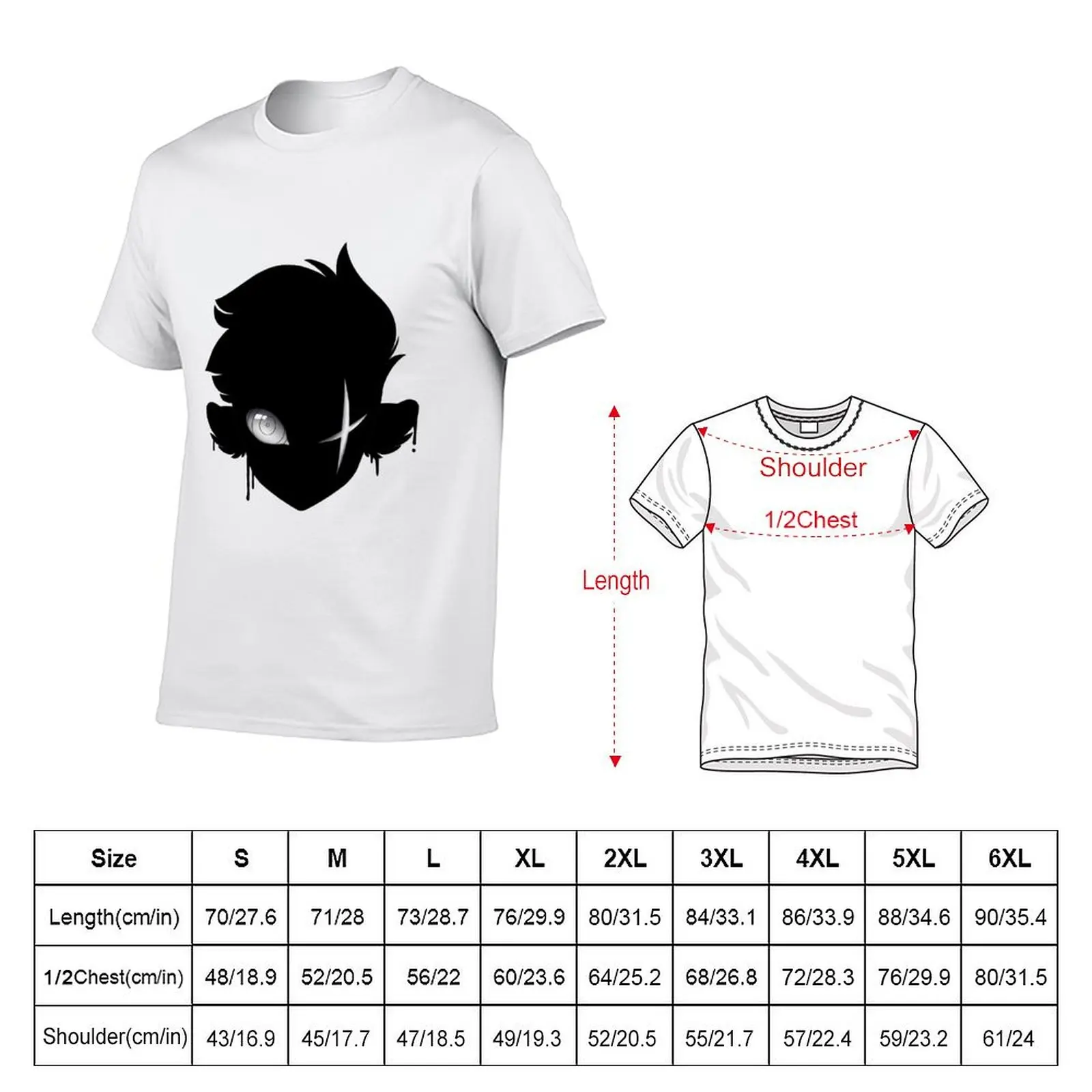 Uchu, The Crawling Black T-Shirt t shirts for man cotton funny anime tshirt T-Shirt