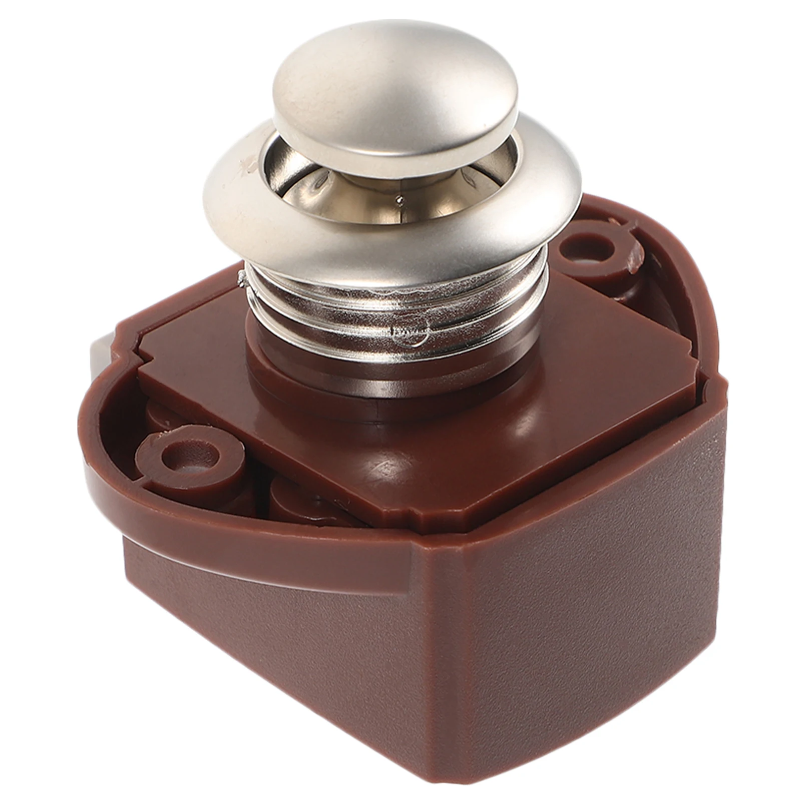 

Zinc Alloy Push Button Latch Keyless Cabinet For Rv Motorhome Camper Drawer Door Catch Durable Security Lock Easy Installation