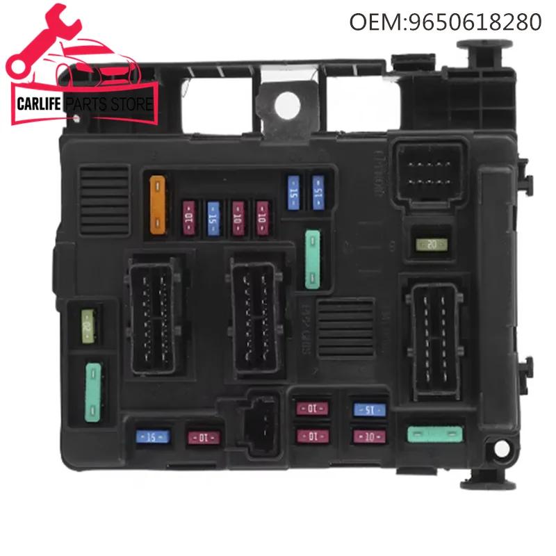 9650618280 High Quality Car Fuse Box For Citroen Xsara C3 C5 C8 Peugeot 206 307 406 807 Auto Parts 6500.Y3 6500Y3