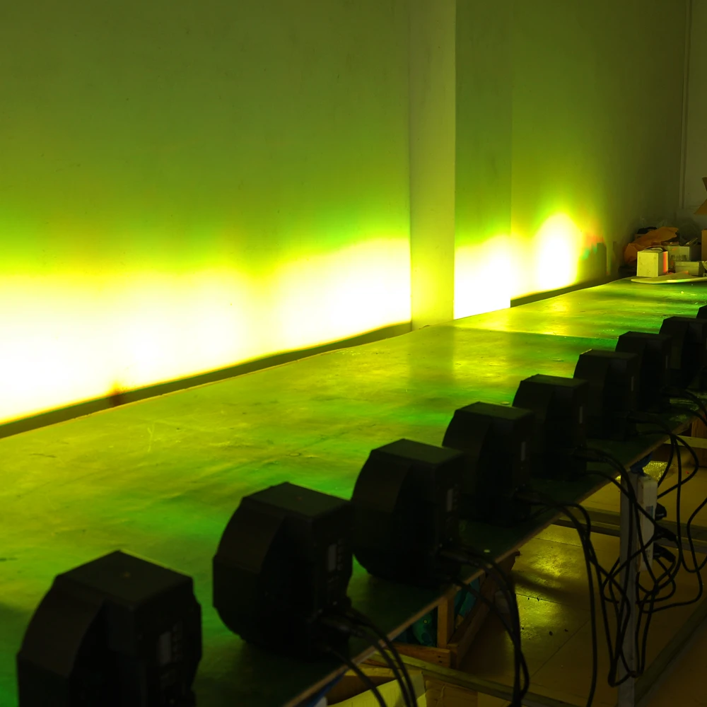 TIPTOP Plastic Black 18x3W RGB Single Color Led Par Light Dual Channels DMX512 Sound/Mater, Slave Mode Linear Dimmer TP-P05