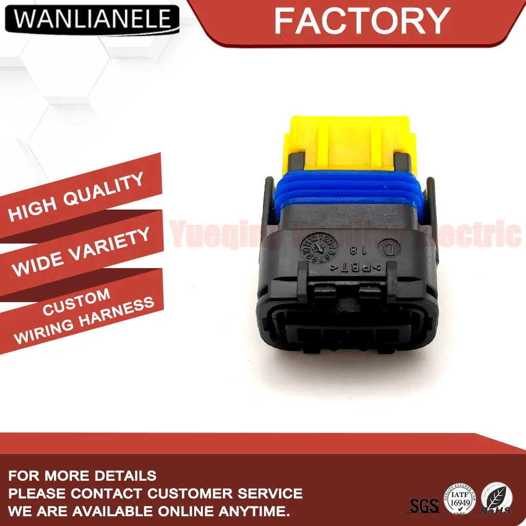 50 Sets 211PC042S4021 4 Pin Waterproof Connector Female Housing SICMA 1.5 IP68 3.33mm Fit Automotive Harness