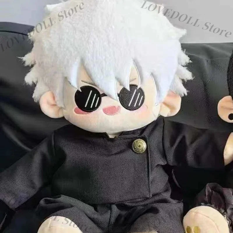 

Amine Jujutsu Kaisen Gojo Satoru Geto Suguru Sitting Body Cotton Figure Plush Doll Anime Stuffed Pandent Toy Game Mech Gift 40cm