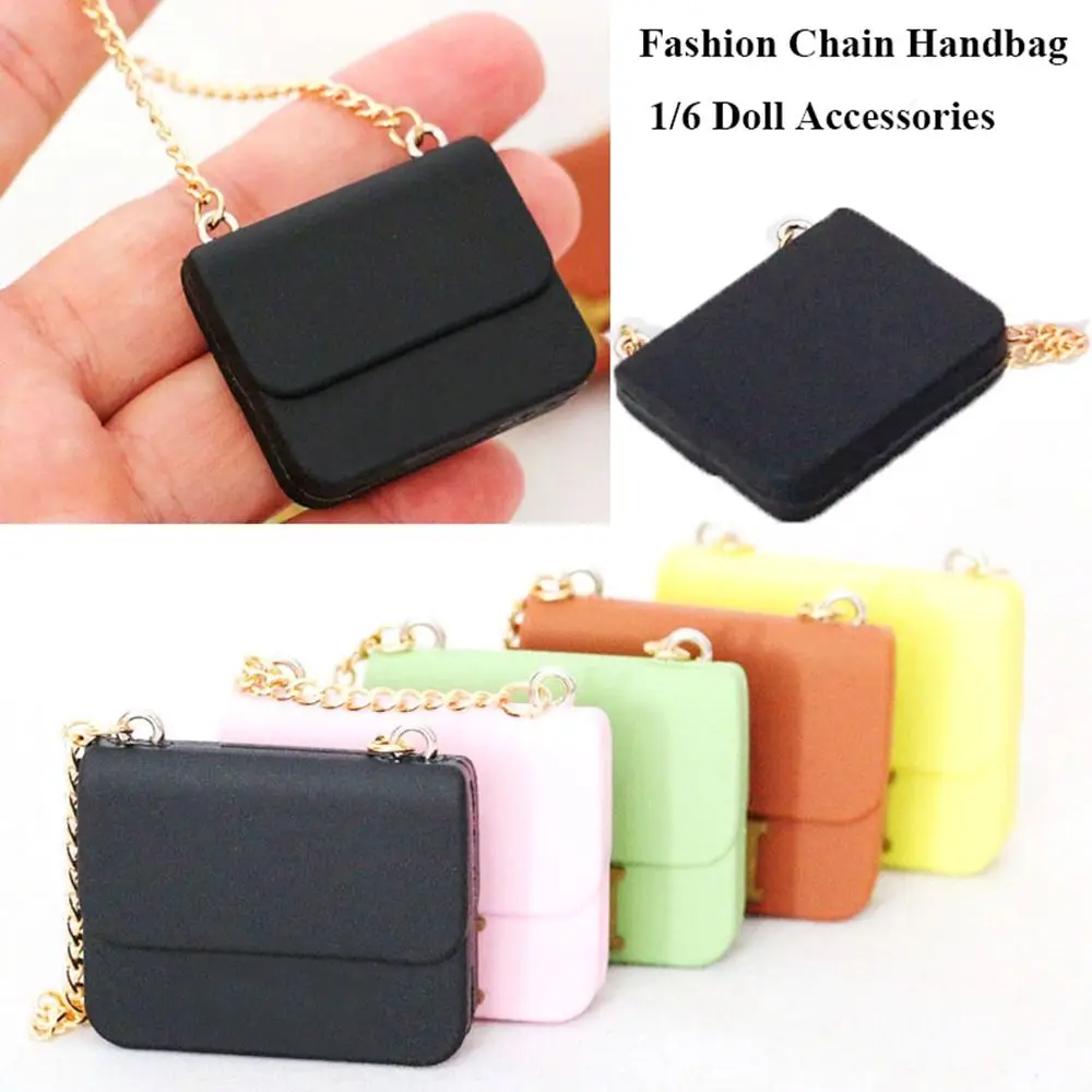 5 Colors Chain Handbag New Fashion Doll Handbag Dollhouse Kids Toys Dollhouse Accessories