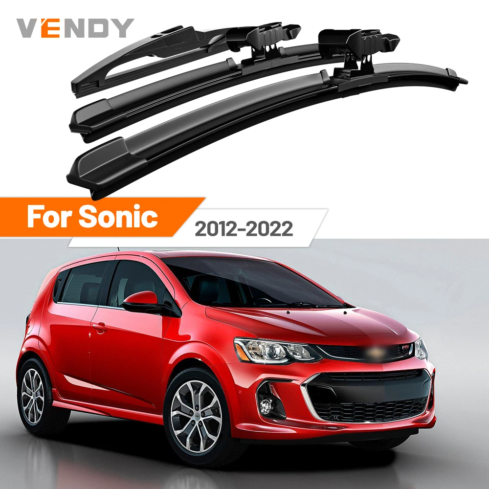 

Для Chevrolet Sonic 2012-2022 (2013, 2014, 2015, 2016, 2017, 2018, 2019) Комплект передних и задних щеток стеклоочистителя