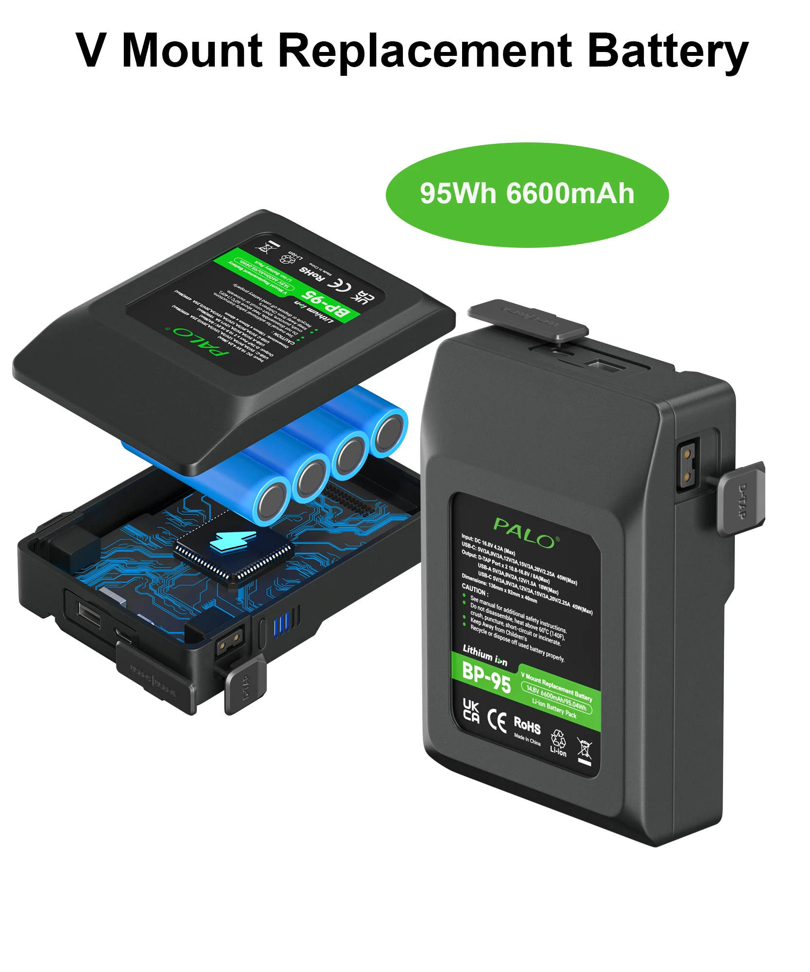 batterie-v-mount-v-lock-95-6600mah-avec-cable-pd45w-pour-camescope-sony-eclairage-video-de-diffusion-blackmagic-ursa-hdcam-xdcam