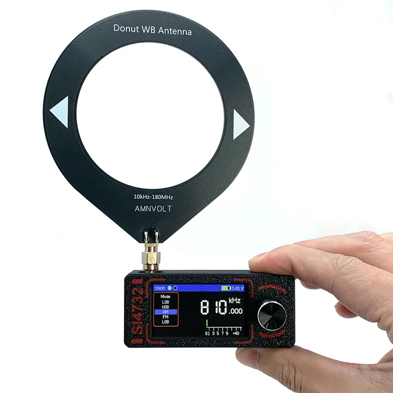 

Upgraded 0.5-108 Mhz Version Of Mini SI4732 Full-Band DSP Radio,Receiver,Pocket Radio, Supports FM AM And SSB Mode