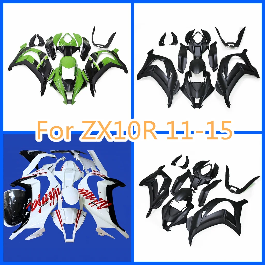 For 11-15 ZX-10R ZX10R 2011 2012 2013 2014 2015 Motorcycle Fairing Kits ABS Road Racing Body Repair Rebuild Kits