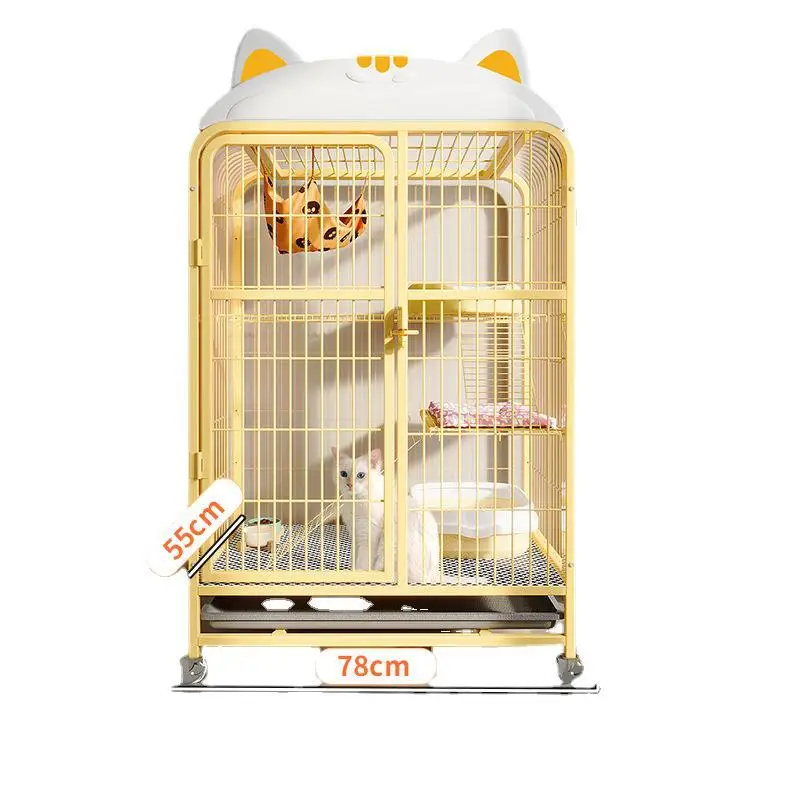 

Cat cage household indoor cat house cat house small apartment cabinet castle villa integrated