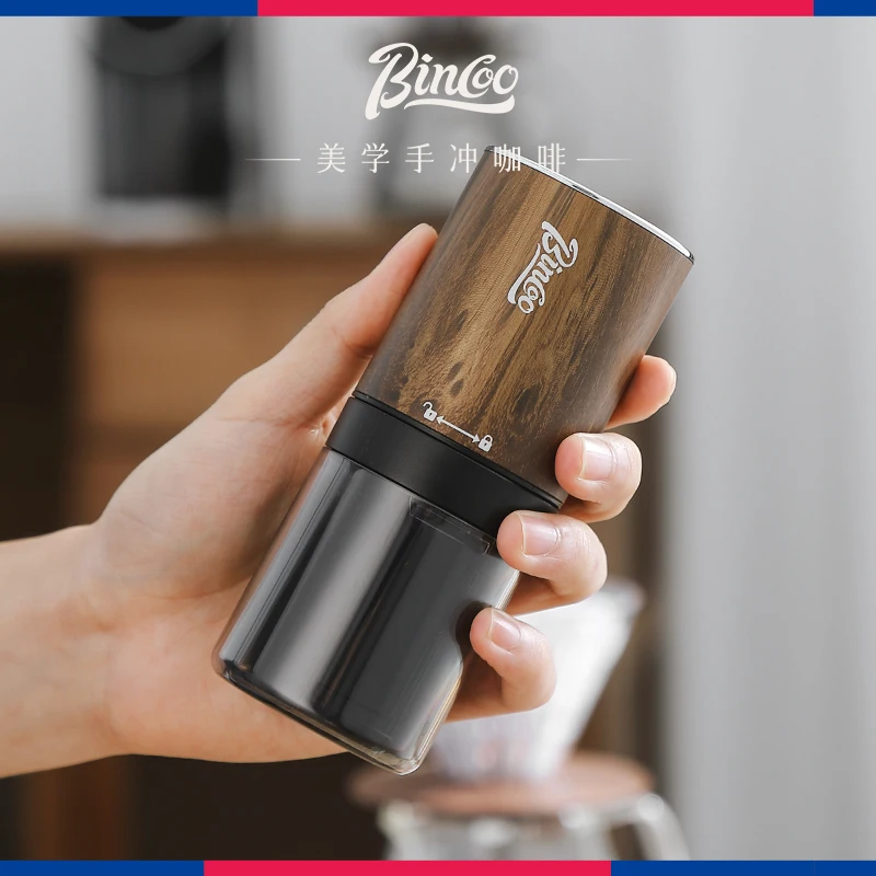 Bincoo Electric Bean Coffee Grinder Espresso Coffee Grinder Portable Small Household Automatic Coffee Bean Coffee Grinder Equipment