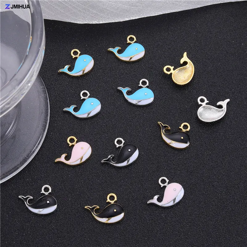 15pcs Cute Mini Enamel Unicorn Charms For Jewelry Making Findings DIY Handmade Earrings Bracelets Crafts Supplies Accessories