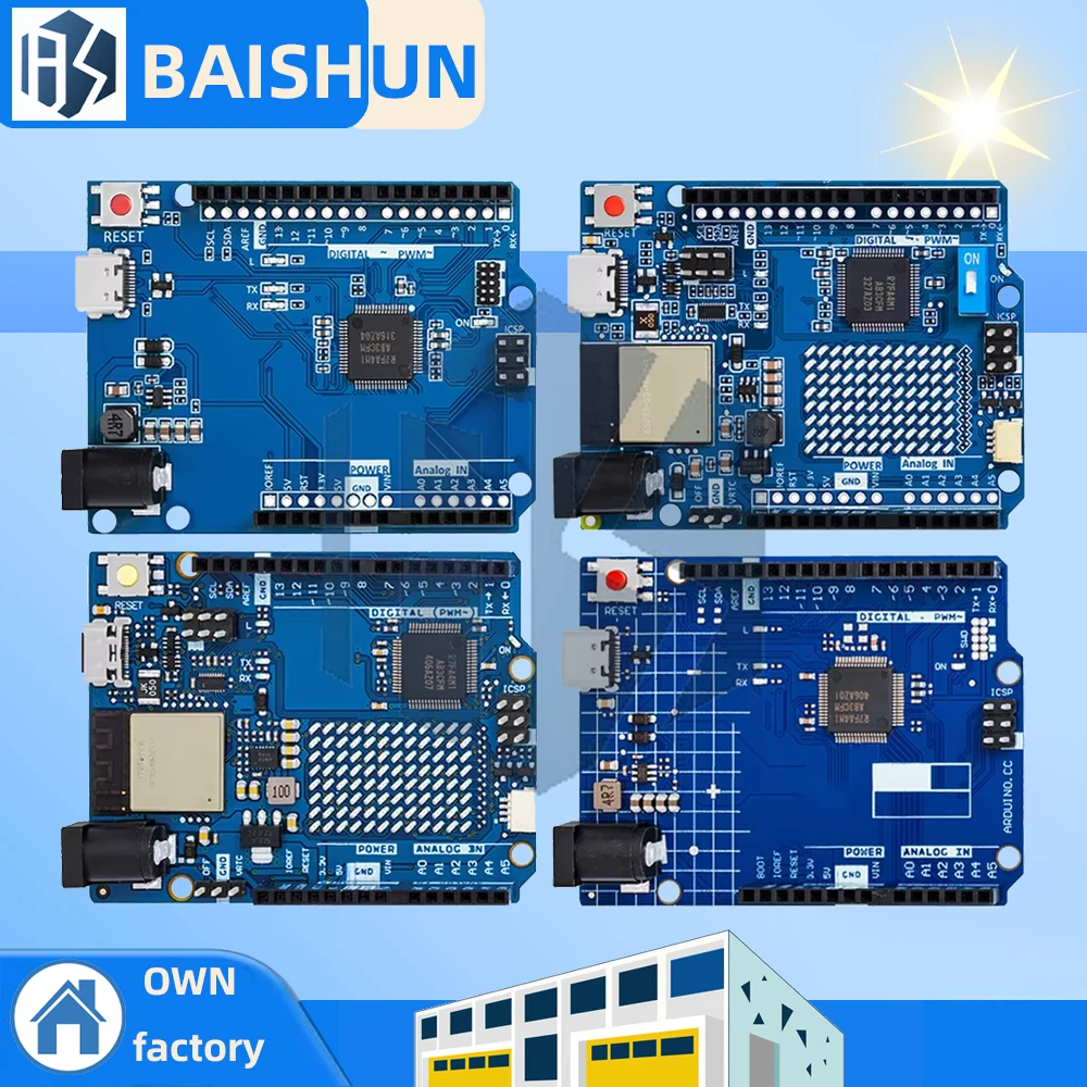 UNO R4 minima TYPE-C WIFI Development Board Module Improved Version Compatible Official Motherboard For Arduino