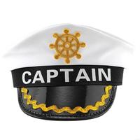 Q1FA Cosplay Hat Party Headwear Captain Hat Adult Roleplay Dress Up Hat