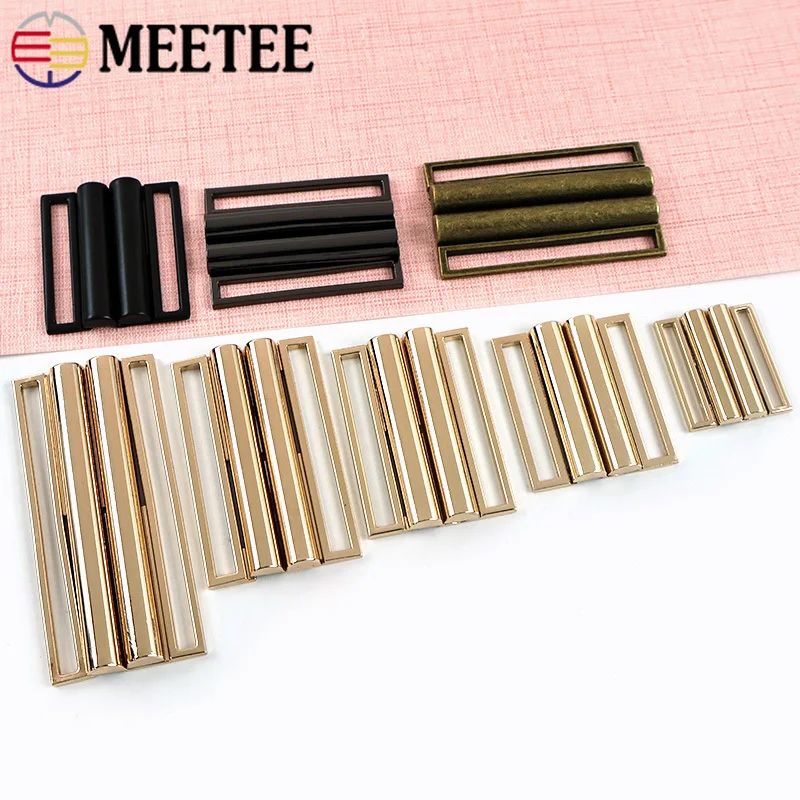 

2/5Pcs 30-80mm Metal Belt Buckle Women's Coat Waistband Decorative Hook DIY Hardware Accessories