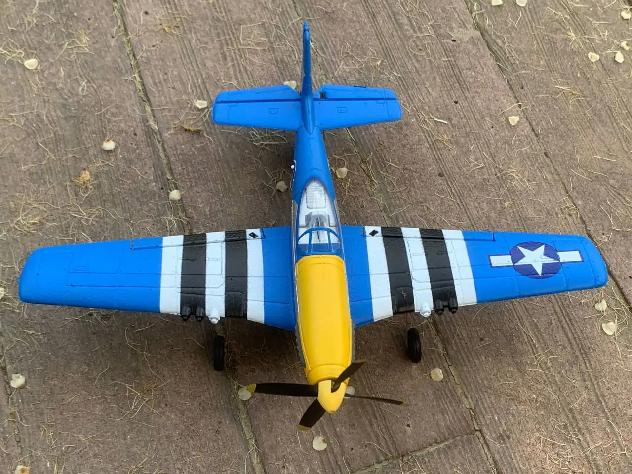 400MM P51 P51D Mustang RTF Remote Control Plane Aircraft 4-Channel RC Trainer Xpilot Stabilization EPP For Beginners Experts