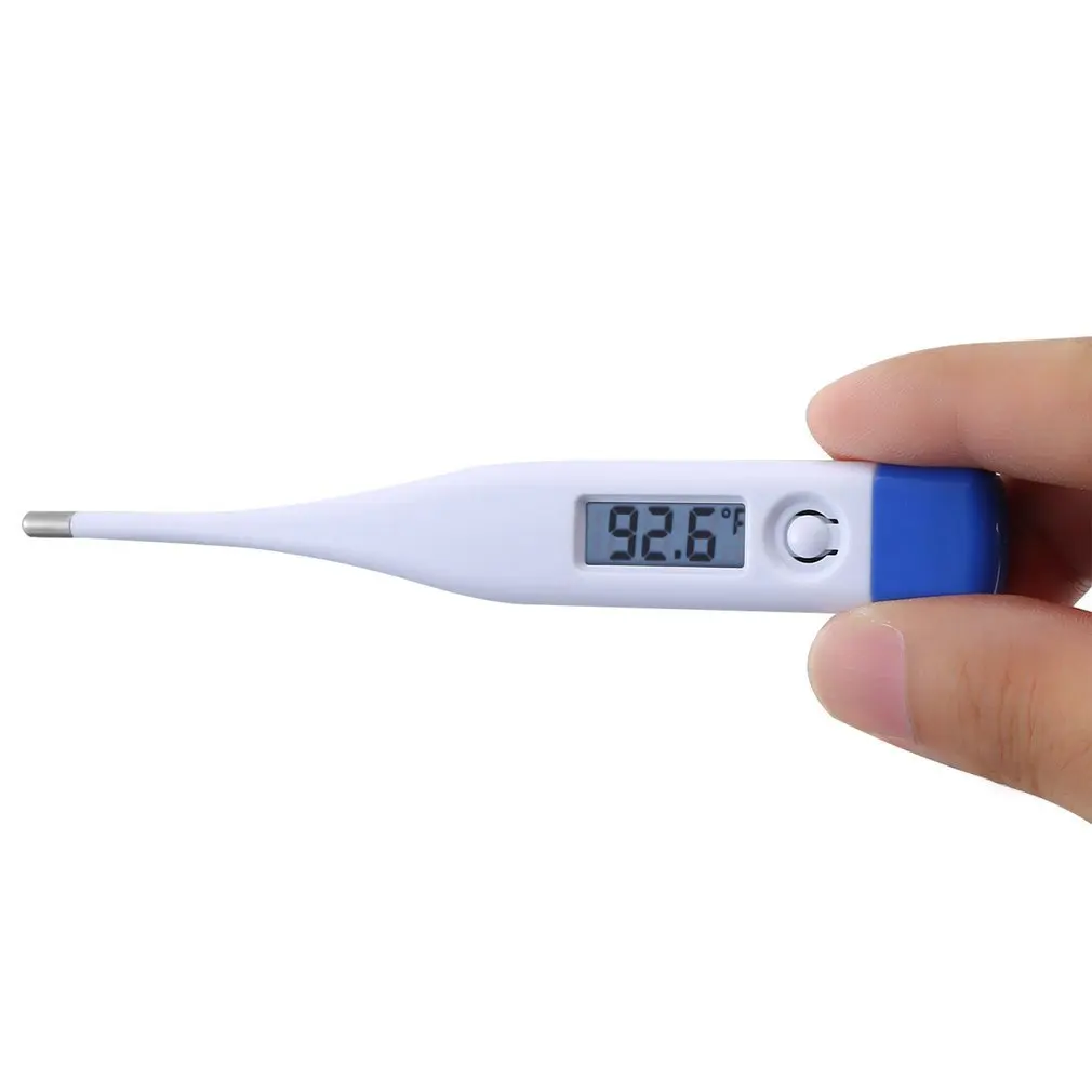 Fahrenheit Electronic Thermometer Digital Display Lcd Display Ming Prompt And Memory Function Measurement Accuracy