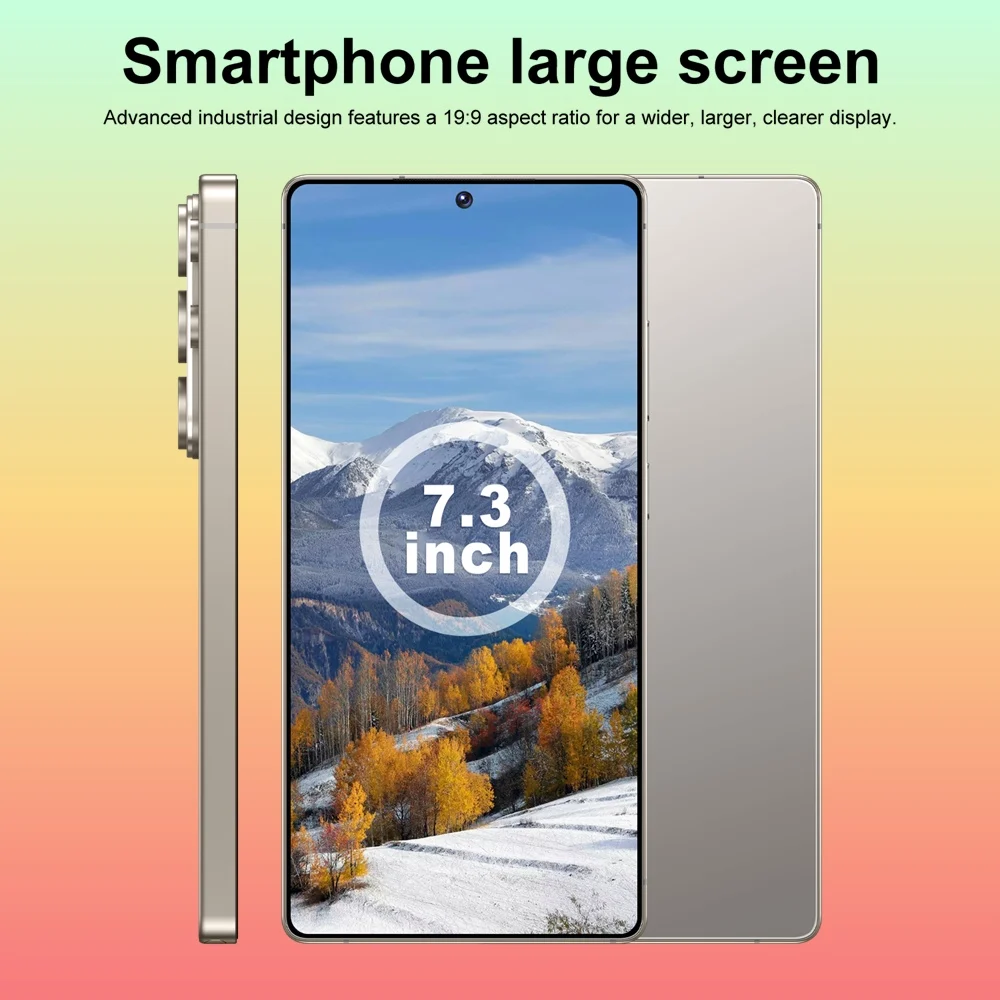 K-Touch C26 Ultra Smartphone 7.3 Inch Android 15 Mobile Phones 5G Dual SIM Cell Phone 16+48MP Camera 7800mAh Face Unlocked Global Version Cellphones