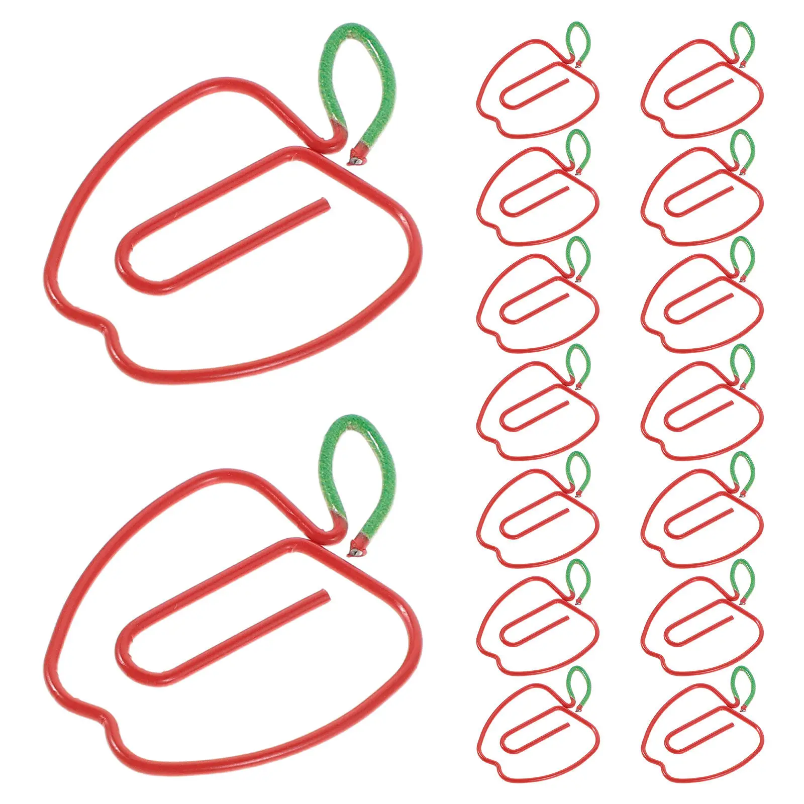 

100 шт. креативных металлических зажимов для бумаги, закладок для офиса, журналов, документов, милый декоративный набор скрепок