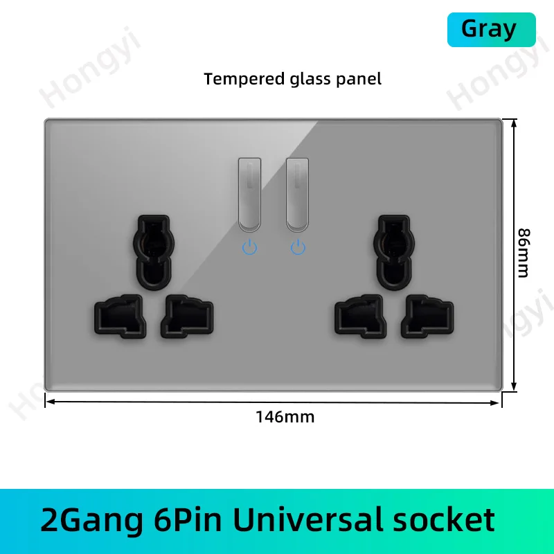 Variant: 2Gang 6Pin Universal
