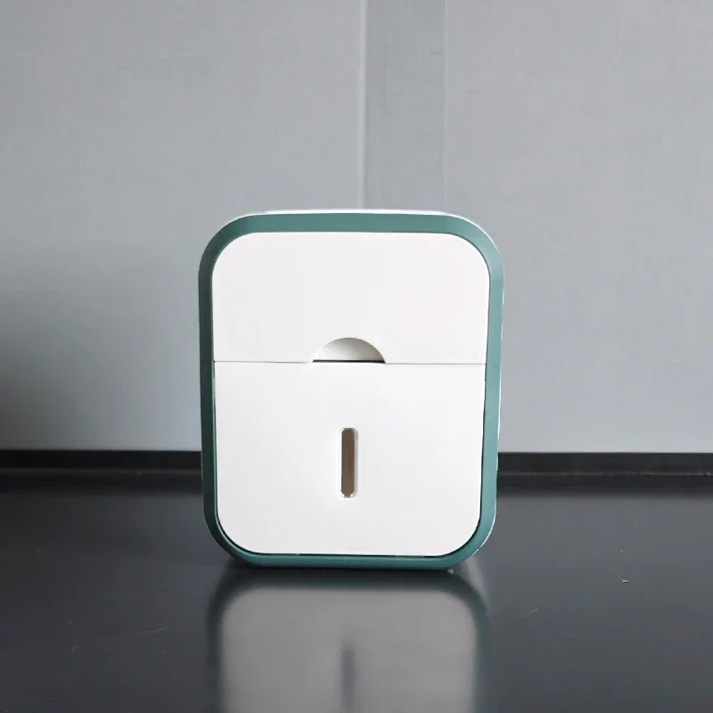1 tissue dispenser, wall mounted tissue holder, toilet tissue box, waterproof storage rack, suitable for toilets and bathrooms