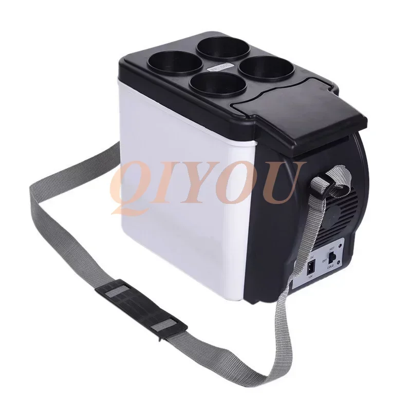 12V 48W 6L Portable Car Refrigerator Heating & Cooling Dual Purpose Mini Refrigerator for Picnics Food Refrigeration