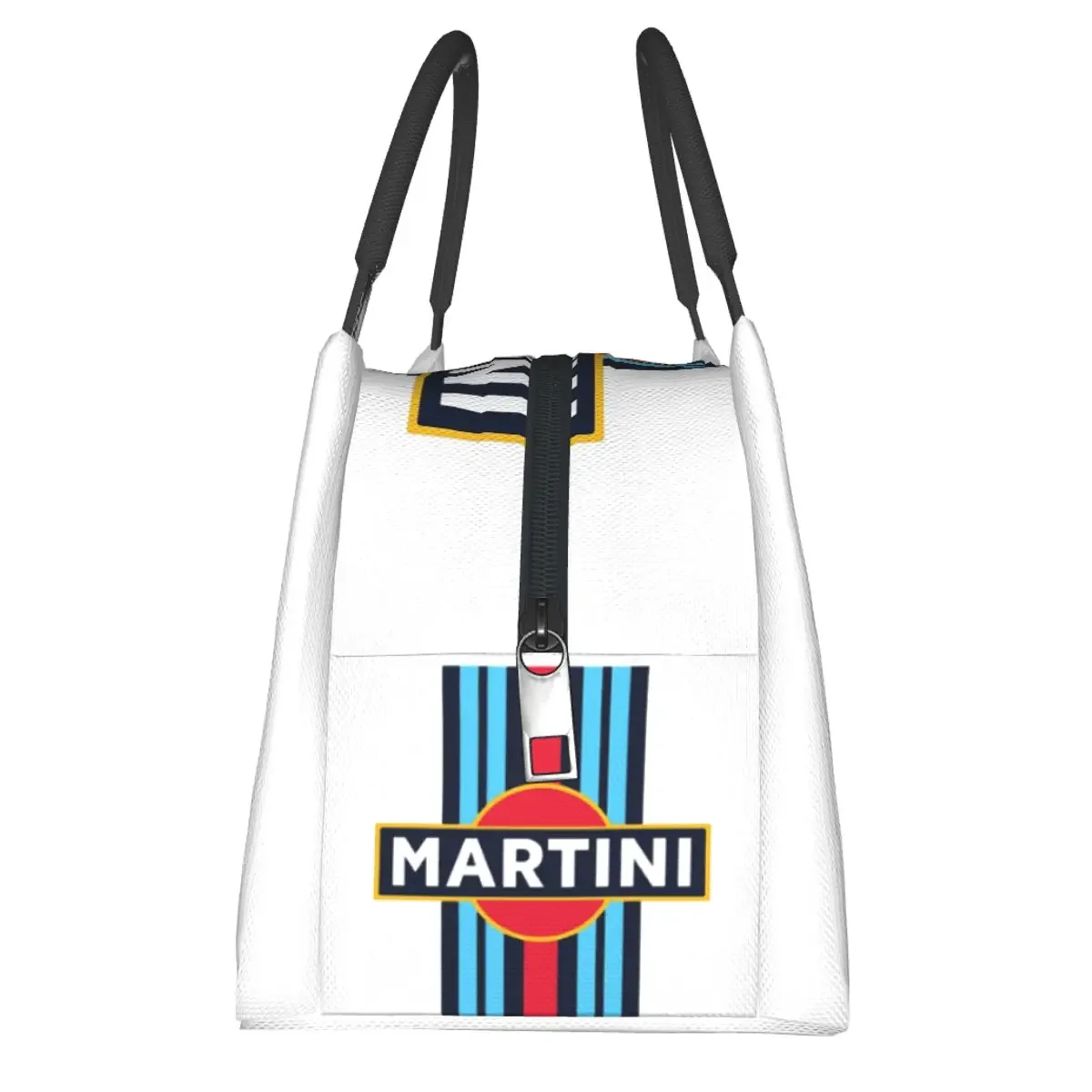 Martini Racing Lunch Bags para mulheres e crianças, Tote de almoço impermeável, Sacos de piquenique reutilizáveis, Refrigerador, Saco térmico