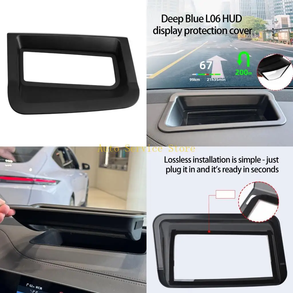 

462A ABS HUD Display Cover For Deepal L06 Dashboard Against Dust Scratches